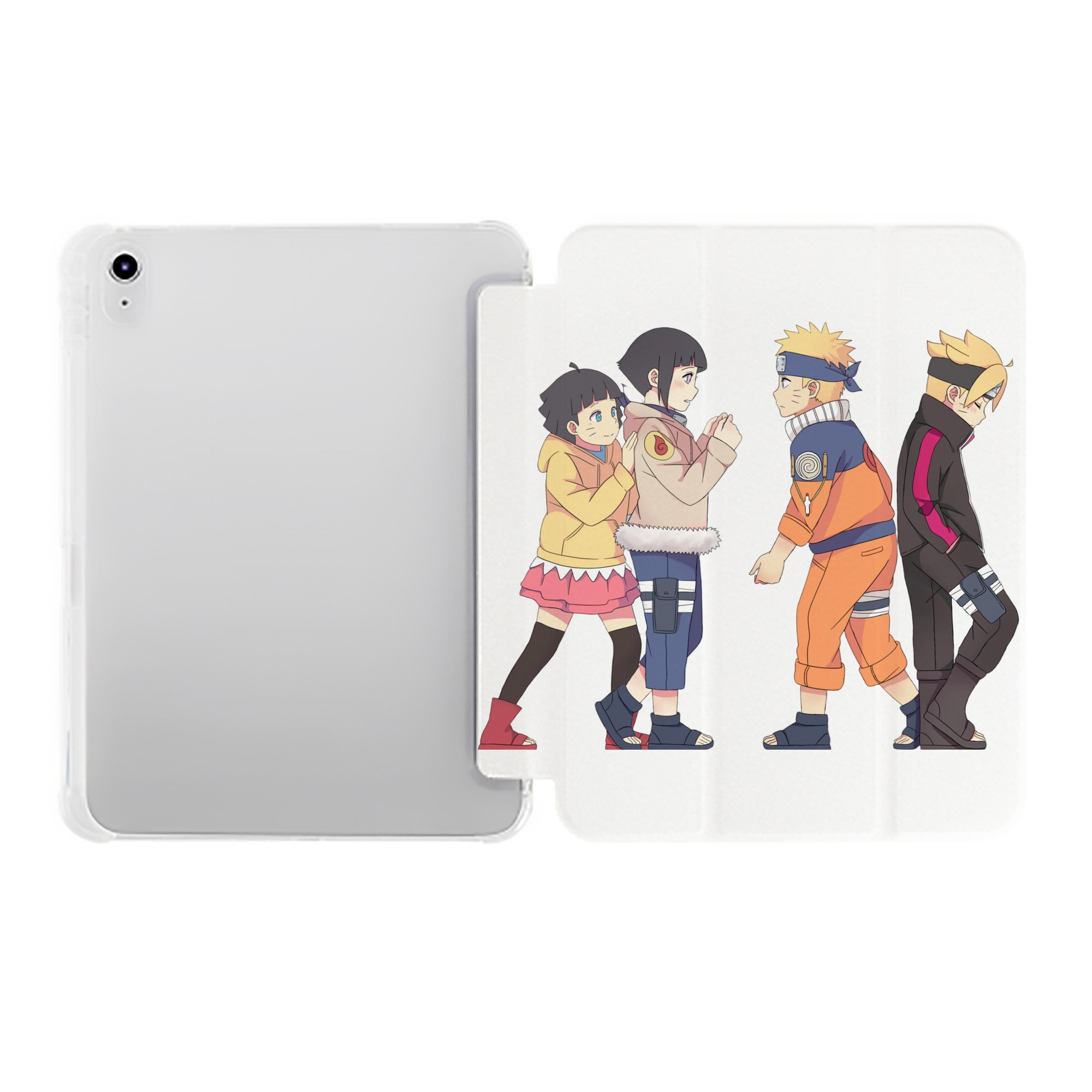 （画像用） NARUTO -ナルト- うずまき ナルト Uzumaki Naruto IPad ケース ペン収納付き 三つ折りスタンド PUレザー×シリコン 対応機種9.5/10.5/10.9インチ